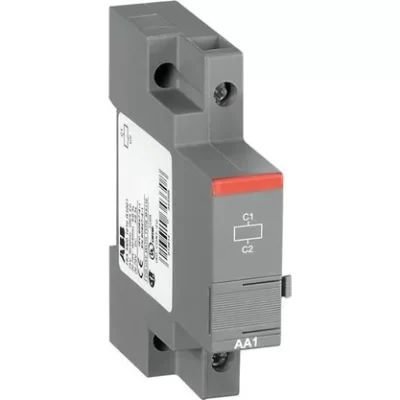 bobina de abertura, com faixa de tensão de 110V, 50Hz/60Hz para disjuntores-motor MS116, MS132, MO132, MS165 e MO165, ABB