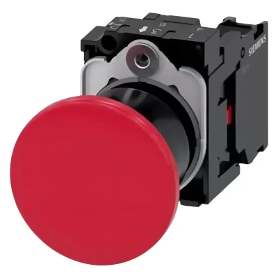 Botao Cogumelo 40mm Plastico 3su11001ba201ca0 Siemens Vermelho